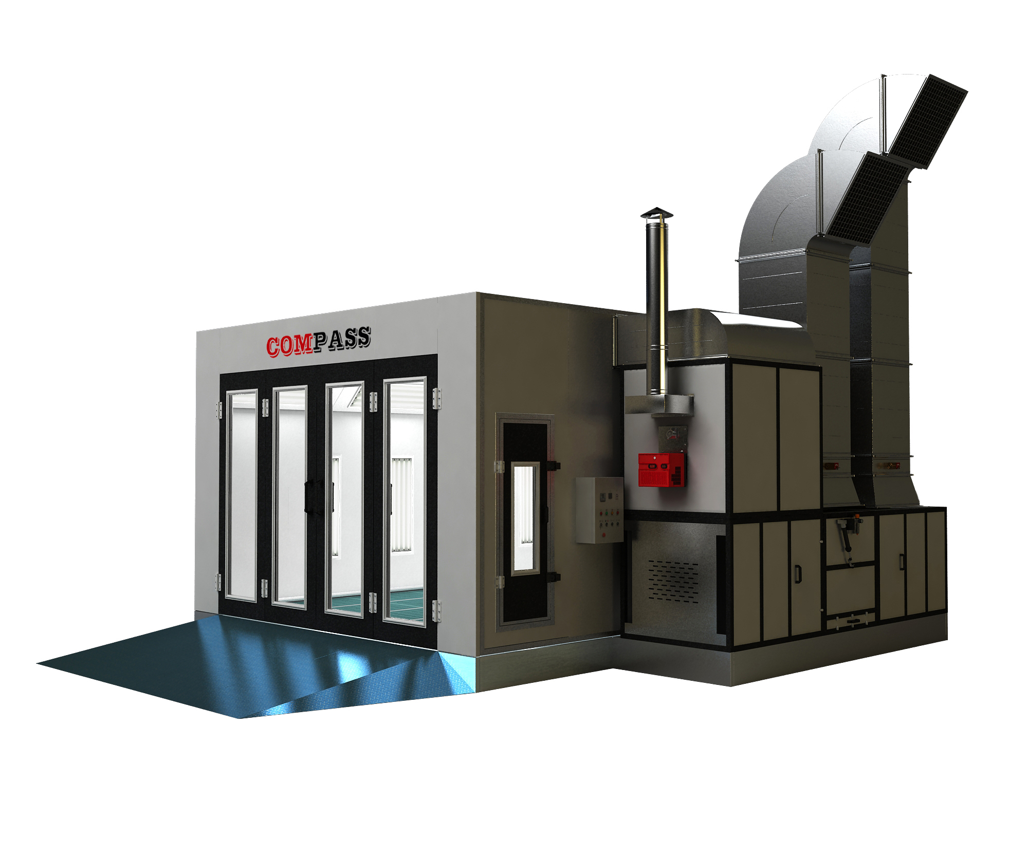 Car spray booth model: CP-500PRO