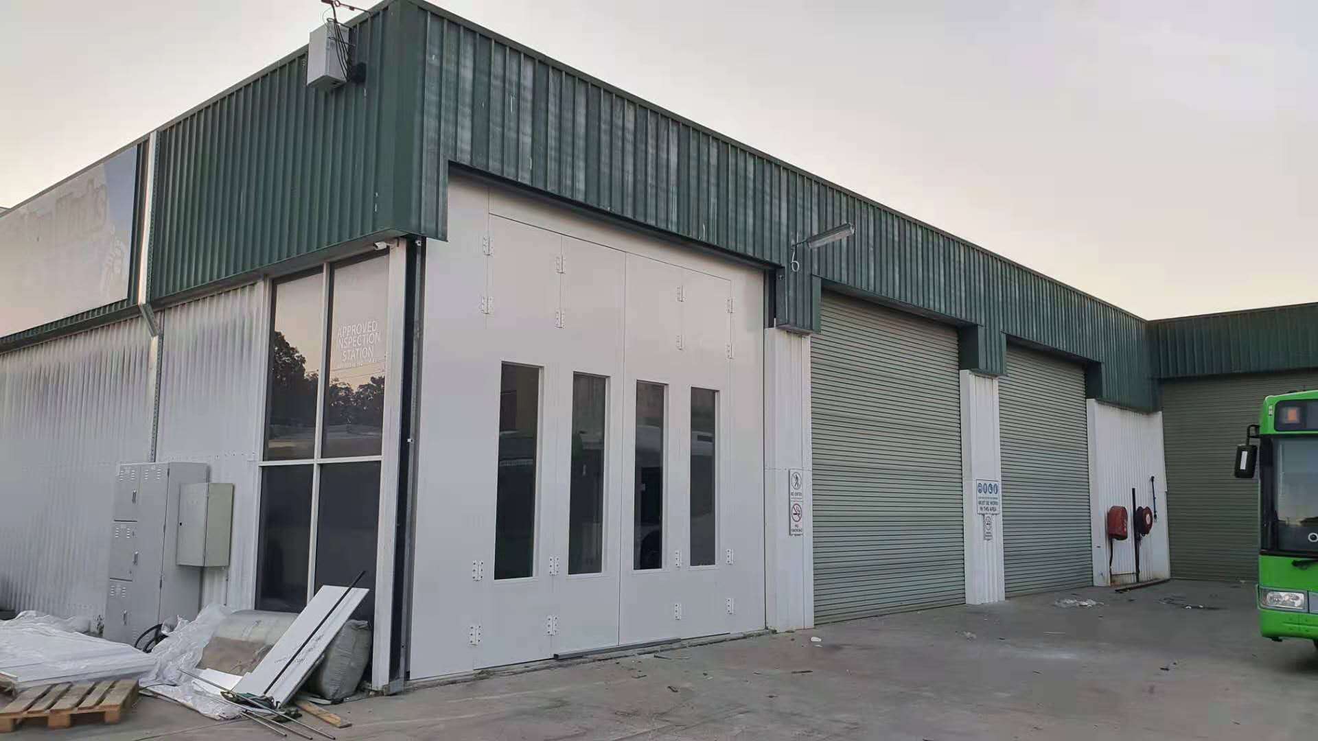 15m semi down draft spray booth 